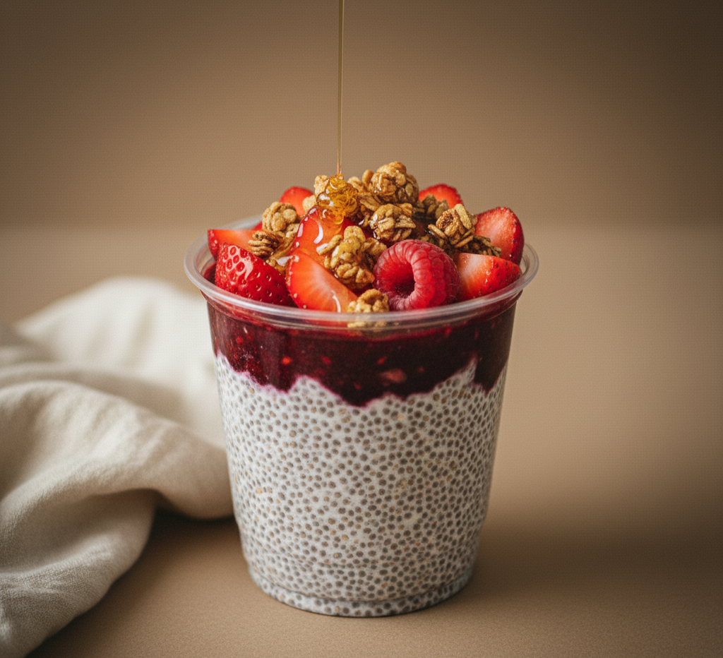 Chia puddings